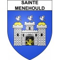 Sainte-Menehould Sticker wappen, gelsenkirchen, augsburg, klebender aufkleber