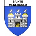 Stickers coat of arms Sainte-Menehould adhesive sticker