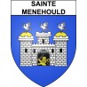 Sainte-Menehould Sticker wappen, gelsenkirchen, augsburg, klebender aufkleber
