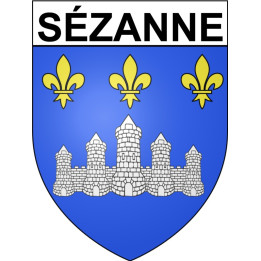 Sézanne Sticker wappen, gelsenkirchen, augsburg, klebender aufkleber