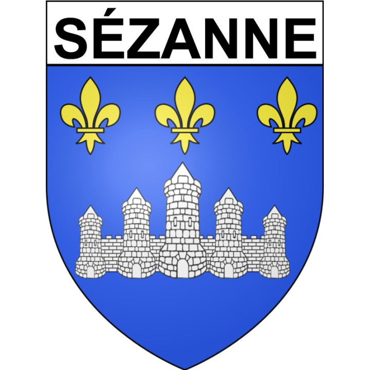Sézanne Sticker wappen, gelsenkirchen, augsburg, klebender aufkleber