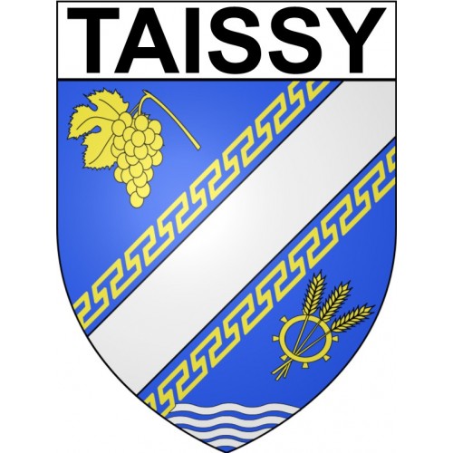 Taissy Sticker wappen, gelsenkirchen, augsburg, klebender aufkleber