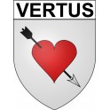 Adesivi stemma Vertus adesivo
