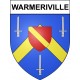 Stickers coat of arms Warmeriville adhesive sticker