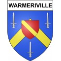 Warmeriville 51 ville Stickers blason autocollant adhésif