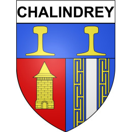 Chalindrey 52 ville Stickers blason autocollant adhésif