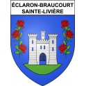 éclaron-Braucourt-Sainte-Livière 52 ville Stickers blason autocollant adhésif