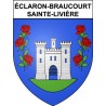 éclaron-Braucourt-Sainte-Livière 52 ville Stickers blason autocollant adhésif