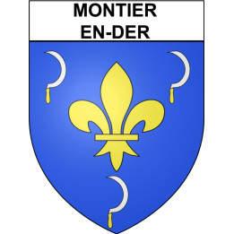 Stickers coat of arms Montier-en-Der adhesive sticker