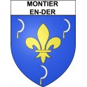 Montier-en-Der 52 ville Stickers blason autocollant adhésif