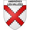 Ambrières-les-Vallées 53 ville Stickers blason autocollant adhésif