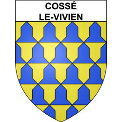 Adesivi stemma Cossé-le-Vivien adesivo