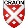 Craon Sticker wappen, gelsenkirchen, augsburg, klebender aufkleber