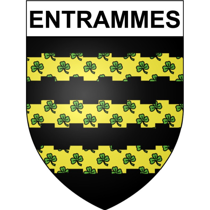 Entrammes Sticker wappen, gelsenkirchen, augsburg, klebender aufkleber