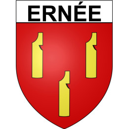 Stickers coat of arms Ernée adhesive sticker