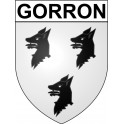 Gorron Sticker wappen, gelsenkirchen, augsburg, klebender aufkleber