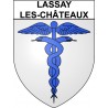 Adesivi stemma Lassay-les-Châteaux adesivo