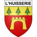 L'Huisserie 53 ville Stickers blason autocollant adhésif
