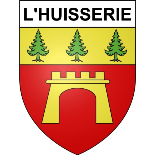 Stickers coat of arms L'Huisserie adhesive sticker