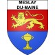 Stickers coat of arms Meslay-du-Maine adhesive sticker
