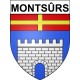 Stickers coat of arms Montsûrs adhesive sticker