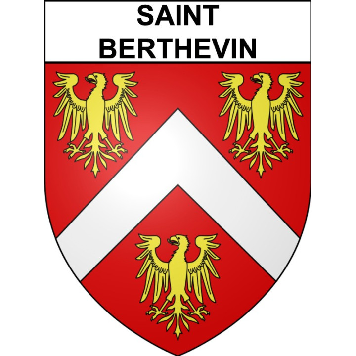 Saint-Berthevin 53 ville Stickers blason autocollant adhésif