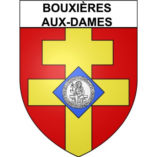 Adesivi stemma Bouxières-aux-Dames adesivo