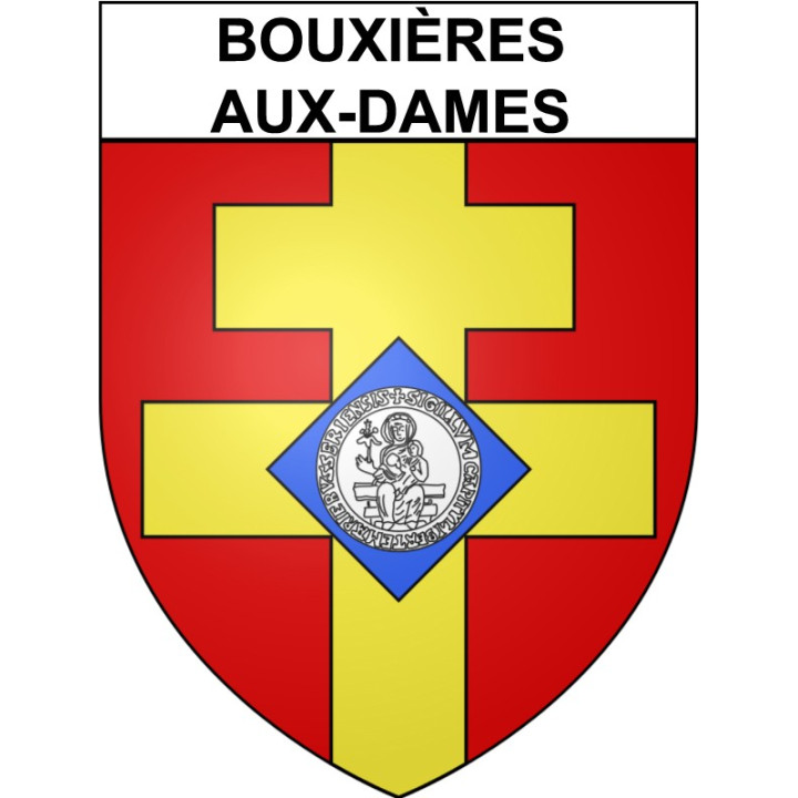 Bouxières-aux-Dames 54 ville Stickers blason autocollant adhésif