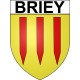 Briey Sticker wappen, gelsenkirchen, augsburg, klebender aufkleber