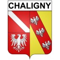 Chaligny Sticker wappen, gelsenkirchen, augsburg, klebender aufkleber