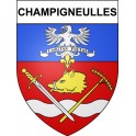 Stickers coat of arms Champigneulles adhesive sticker