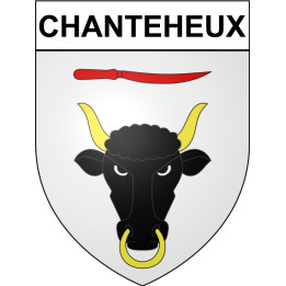 Chanteheux Sticker wappen, gelsenkirchen, augsburg, klebender aufkleber