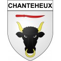 Adesivi stemma Chanteheux adesivo