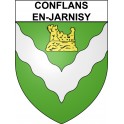 Stickers coat of arms Conflans-en-Jarnisy adhesive sticker