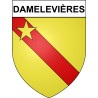 Damelevières Sticker wappen, gelsenkirchen, augsburg, klebender aufkleber