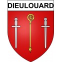 Dieulouard Sticker wappen, gelsenkirchen, augsburg, klebender aufkleber