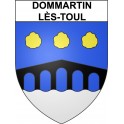 Dommartin-lès-Toul 54 ville Stickers blason autocollant adhésif