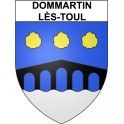 Stickers coat of arms Dommartin-lès-Toul adhesive sticker