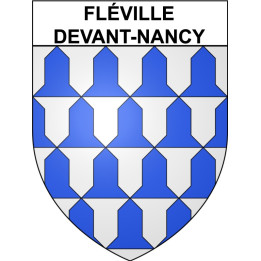 Fléville-devant-Nancy 54 ville Stickers blason autocollant adhésif