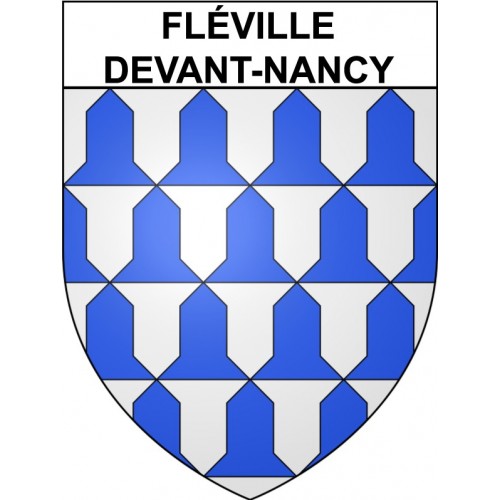 Fléville-devant-Nancy Sticker wappen, gelsenkirchen, augsburg, klebender aufkleber