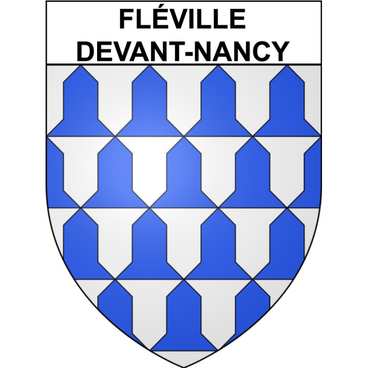 Fléville-devant-Nancy Sticker wappen, gelsenkirchen, augsburg, klebender aufkleber