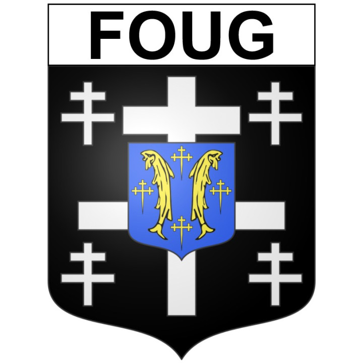 Foug 54 ville Stickers blason autocollant adhésif