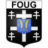 Adesivi stemma Foug adesivo