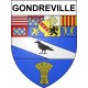 Pegatinas escudo de armas de Gondreville adhesivo de la etiqueta engomada