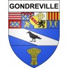 Stickers coat of arms Gondreville adhesive sticker