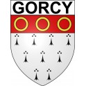 Gorcy 54 ville Stickers blason autocollant adhésif