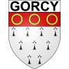 Stickers coat of arms Gorcy adhesive sticker