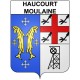 Stickers coat of arms Haucourt-Moulaine adhesive sticker