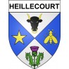 Heillecourt 54 ville Stickers blason autocollant adhésif