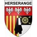 Herserange 54 ville Stickers blason autocollant adhésif